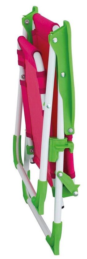 vouwstoel, kinderstoel, roze, groen, plastic