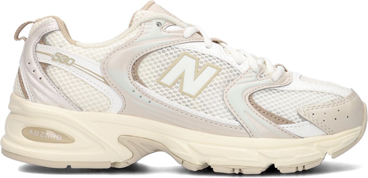 sneaker, mesh, chunky sole, beige, athletic shoe