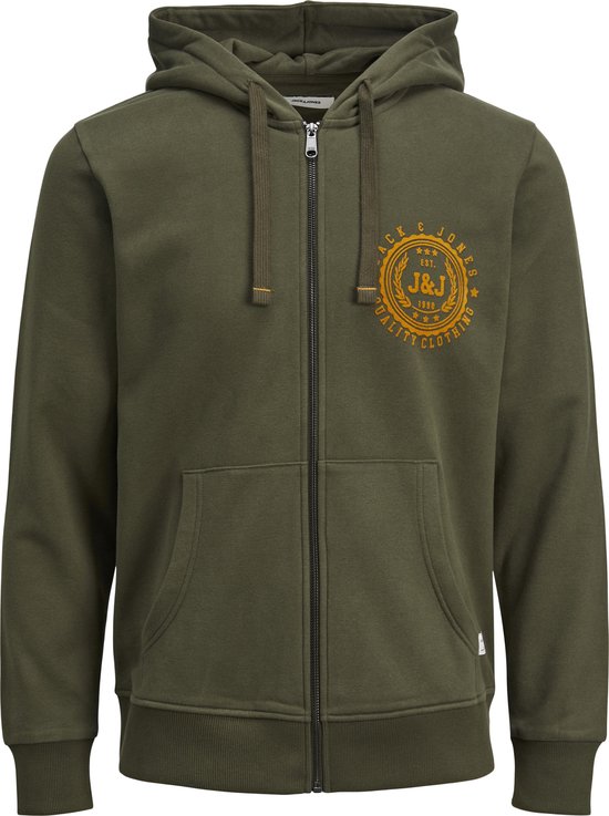 JACK&JONES Maat L JJFLOCKER SWEAT ZIP HOOD Heren Vest
