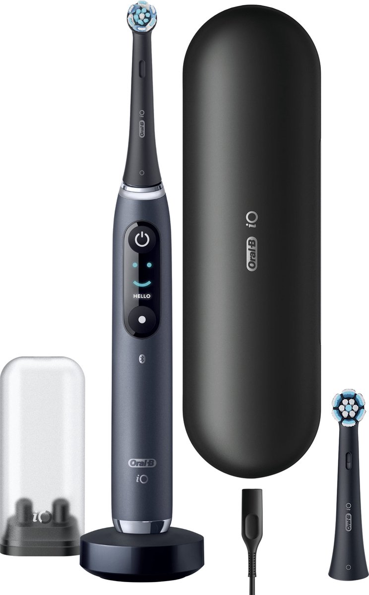 Oral-B iO 9N - Black - Elektrische Tandenborstel Ontworpen Door Braun