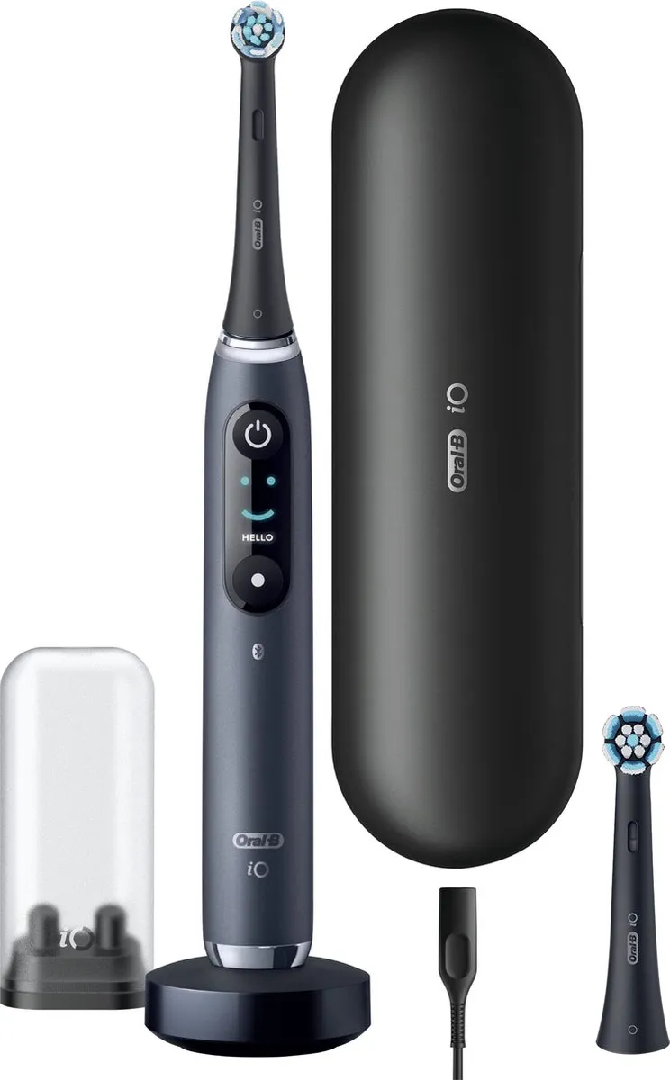 Oral-B iO 9N - Black - Elektrische Tandenborstel Ontworpen Door Braun
