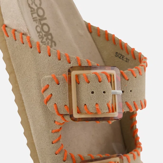 Colors of California - maat 40 - Sandalen beige Suede - Dames