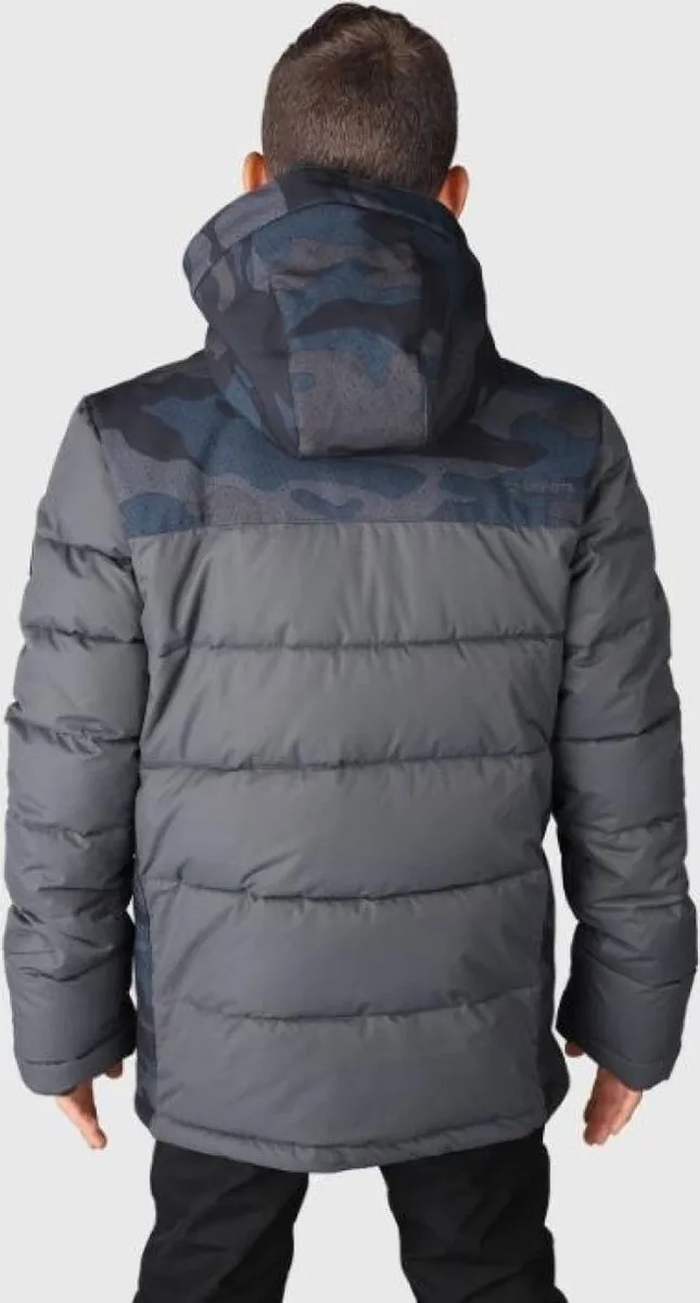 Brunotti - maat 140- Trymaily Jongens Wintersportjas Titanium