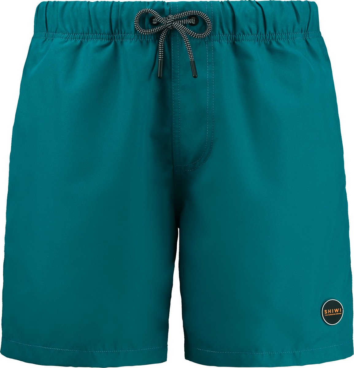 zwembroek, shorts, drawstring, turquoise, stretchable