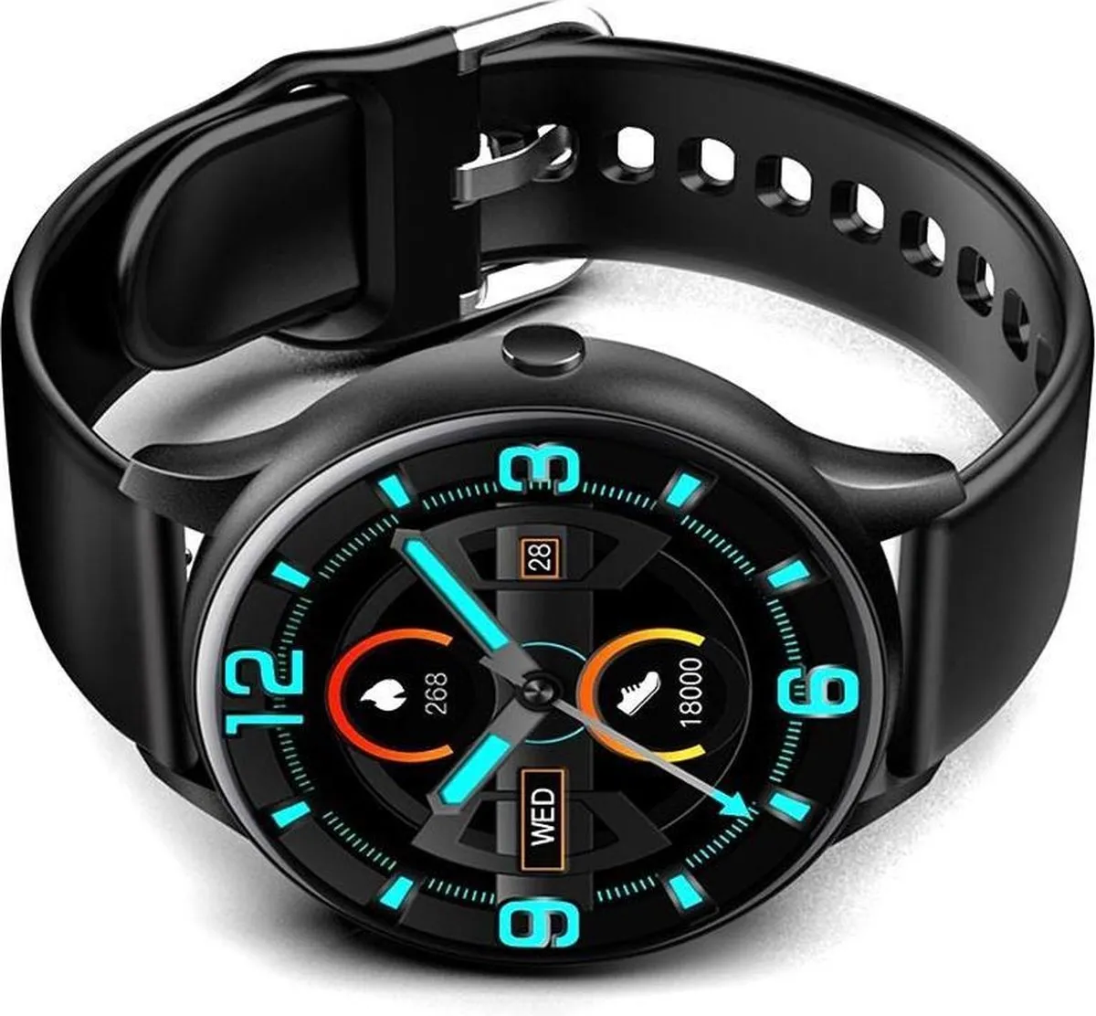 Smart Watch - K21 - Thermometer - Lichaamstemparatuur - Fitness tracker - Bloeddruk - Bluetooth
