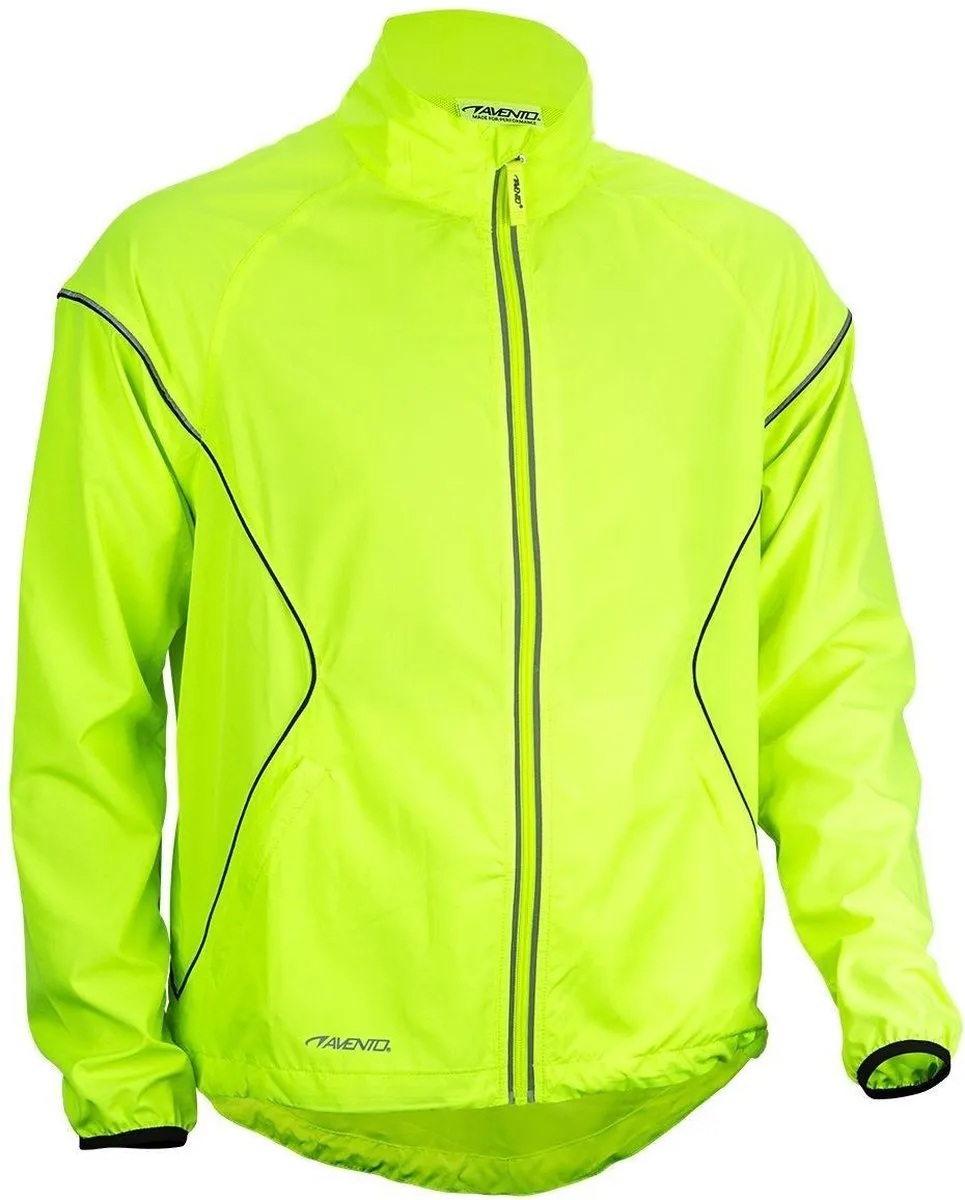 Avento Maat M  Runningjack - Unisex - Neon Yellow - Geel/Zwart - M