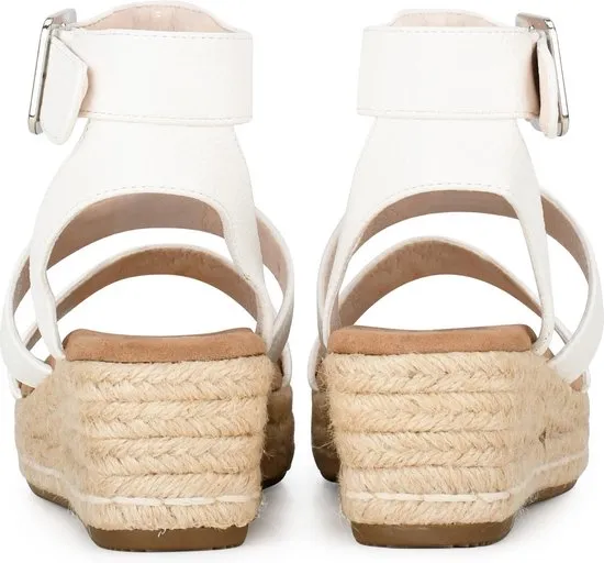 POSH by Poelman - mt 39 - JUNE - Dames Sandalen - Wit