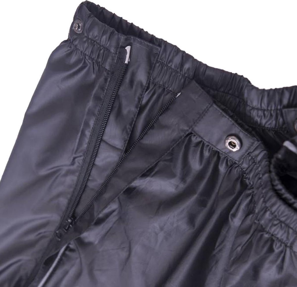 Mac in a Sac - Maat L - Full Zipper Regenbroek - Zwart