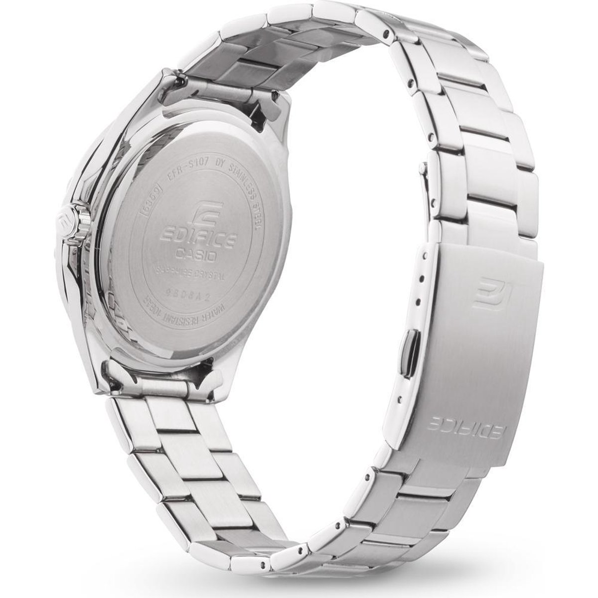 Casio Edifice EFR-S107D-1AVUEF Herenhorloge 42,5 mm - Zilverkleurig