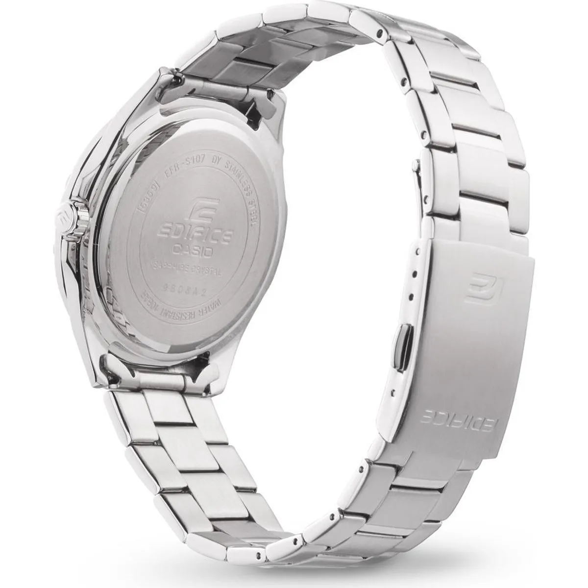 Casio Edifice EFR-S107D-1AVUEF Herenhorloge 42,5 mm - Zilverkleurig