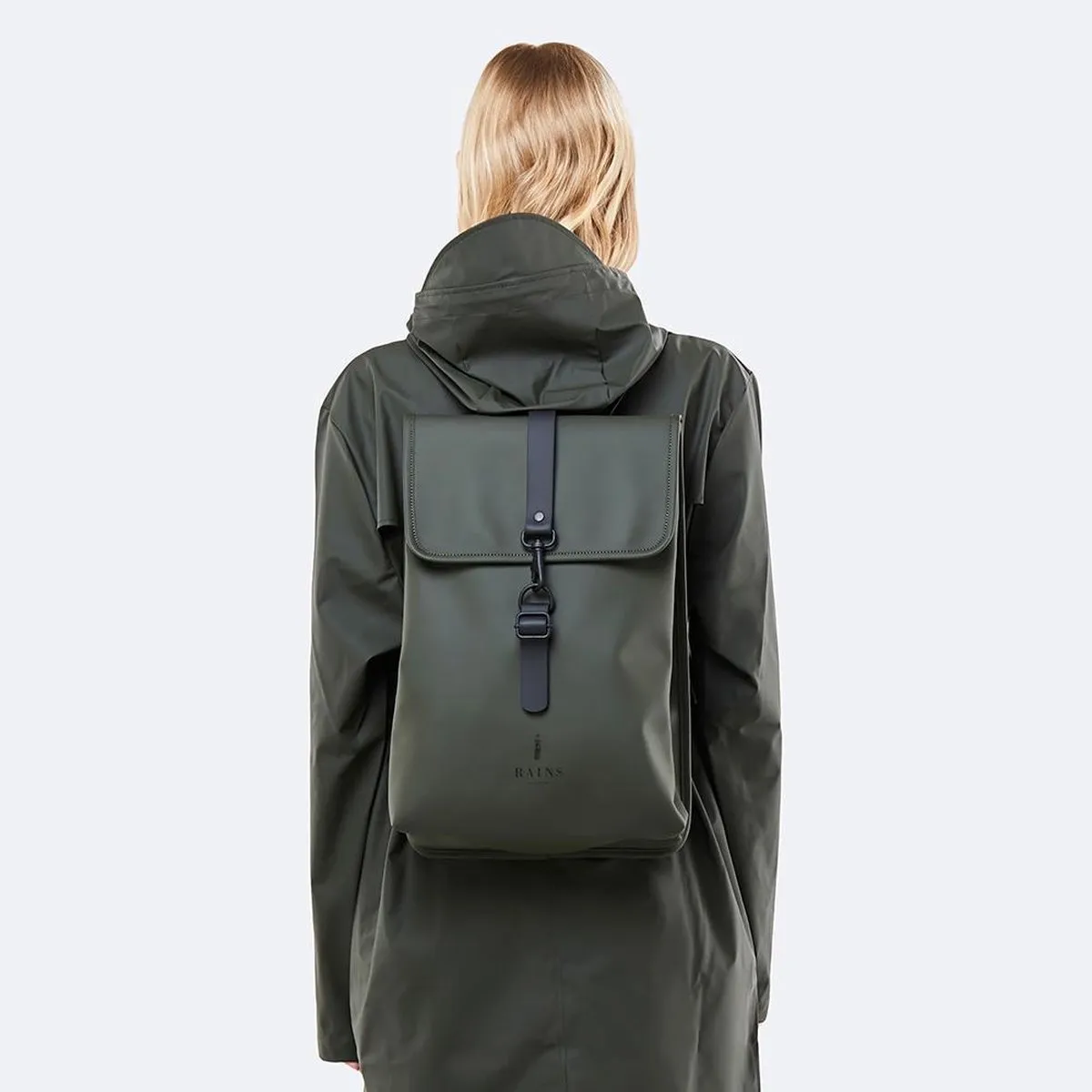 Rains Rucksack Tas Unisex - Groen - One Size