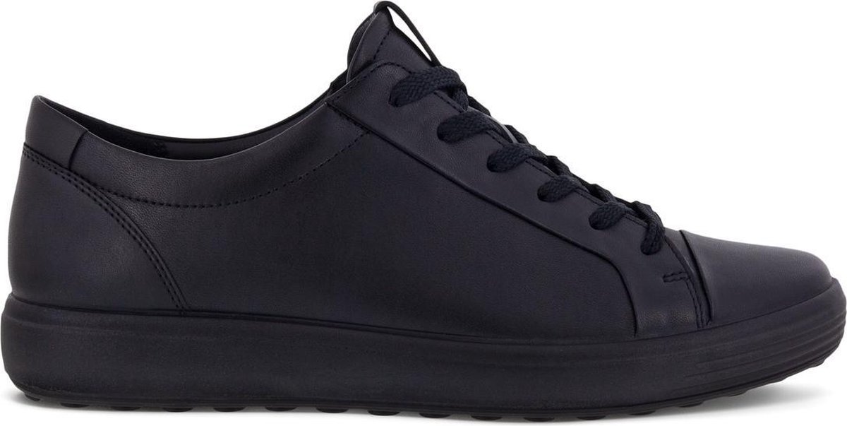 ECCO - Maat 39 - Soft 7 Dames Sneakers - Zwart
