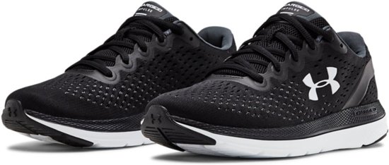 Under Armour W Charged Impulse Dames Hardloopschoenen - Wit/Zwart - Maat 40