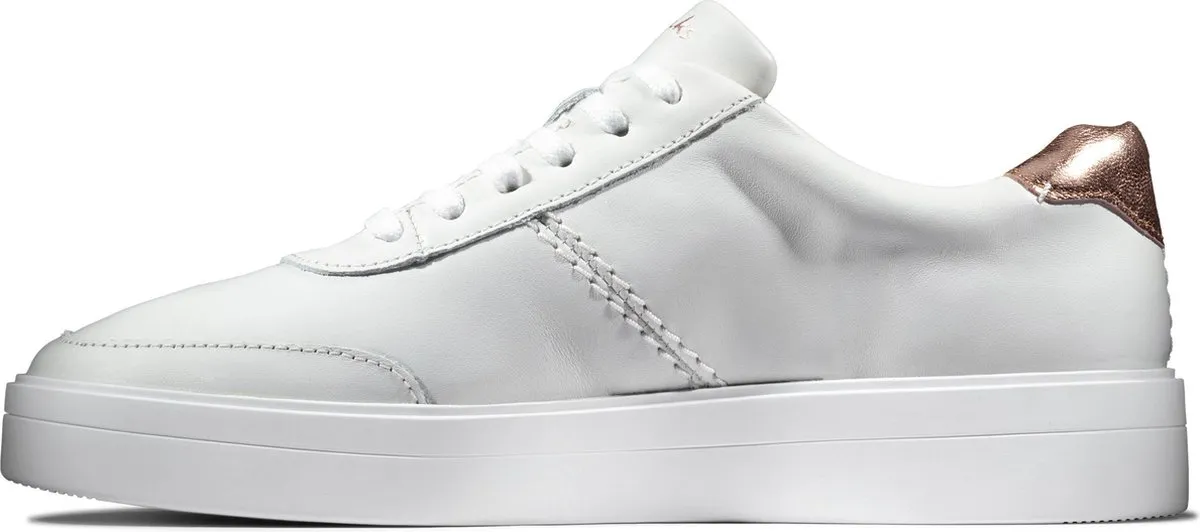 Clarks Hero Walk Dames Sneakers - 39 - White Combi