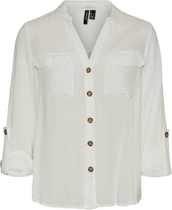 Vero Moda Maat XS VMBUMPY L/S SHIRT NOOS Dames Blouse