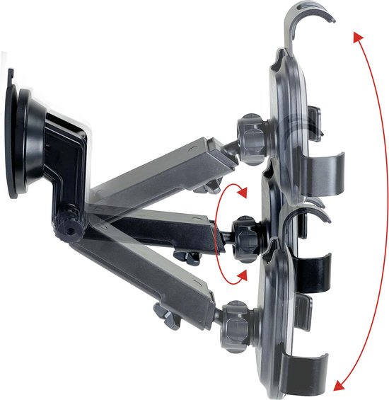 Philips Telefoonhouder Auto en Draadloze Oplader - DLK3532Q/00 - Universeel - Qi Technologie - Zuign