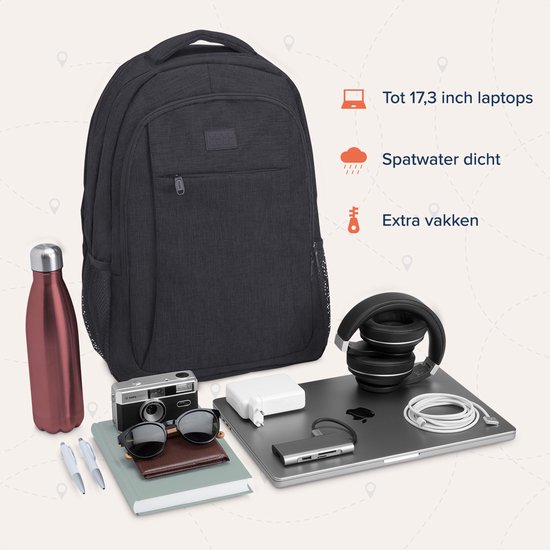 Rugzak - 36L - 17,3 inch - Laptop Rugtas - Schooltas - Unisex