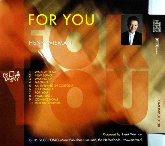 Henk Wieman - For You (CD)