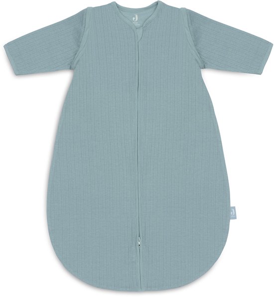 Jollein Baby Slaapzak Zomer Met Afritsbare Mouw 110cm - Rond - Ajour Sea Green - Zomerslaapzak