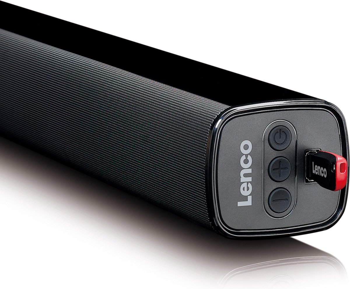 Lenco SB-080BK - Soundbar voor TV - Bluetooth - HDMI - AUX - Zwart