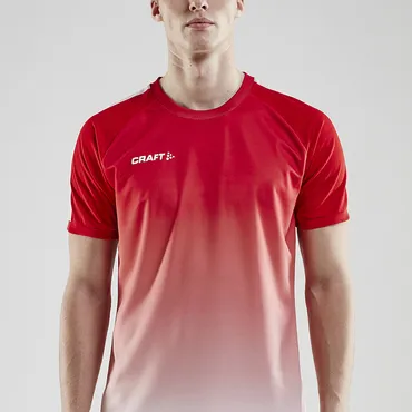 Craft Pro Control Fade Shirt Korte Mouw Heren - Rood | Maat: M