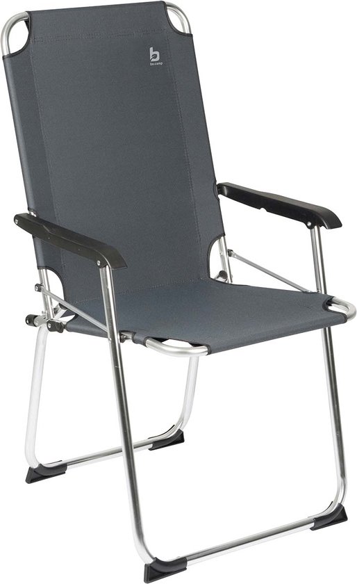 camping stoel, klapstoel, stalen frame, katoenen/nylon doek, armleuningen