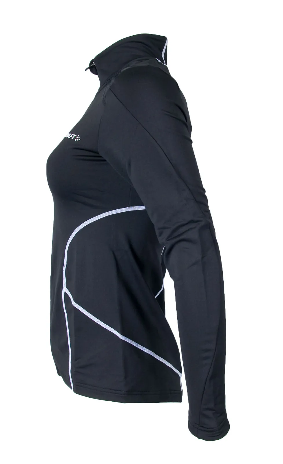 Craft lichtgewicht stretch - Maat M - Damessweatshirt met volledige ritssluiting
