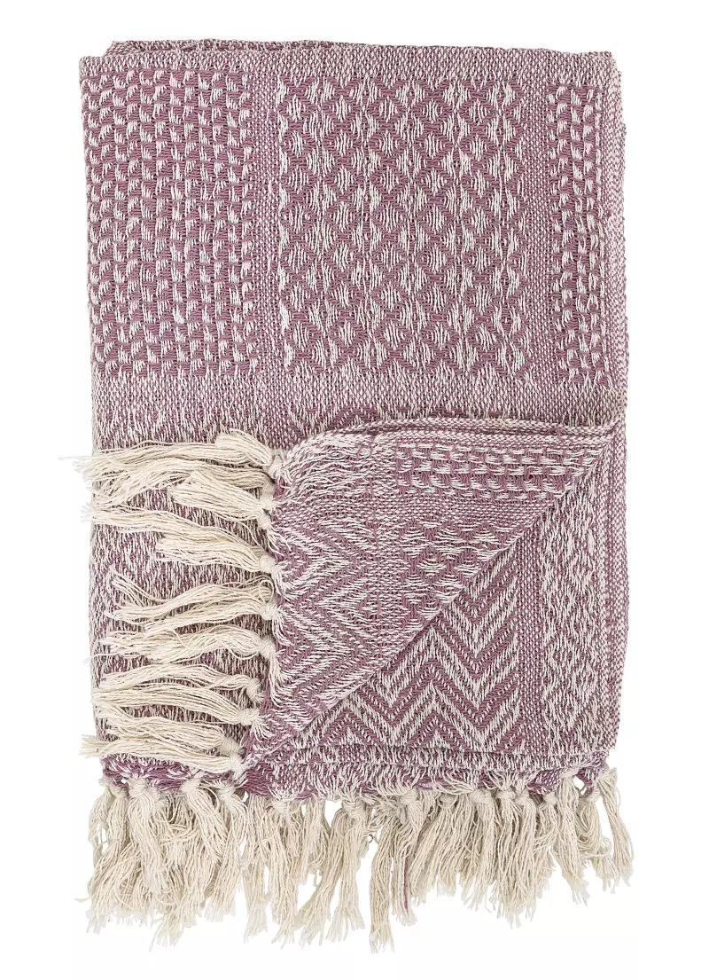 Bloomingville Deken Katoen - Roze