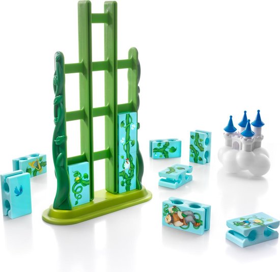SmartGames - Jaak en de Bonenstaak - 60 puzzelopdrachten - met gratis sprookjesboek