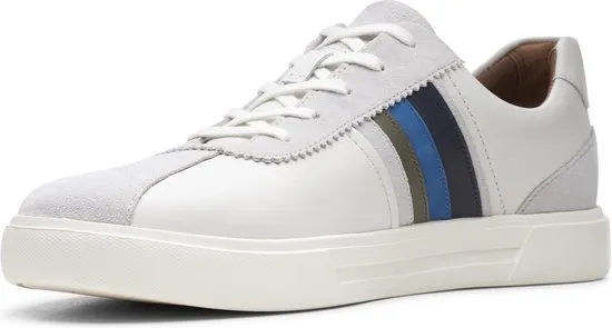 Clarks Un Costa Band - Maat 40 - Heren Sneakers - White Combi
