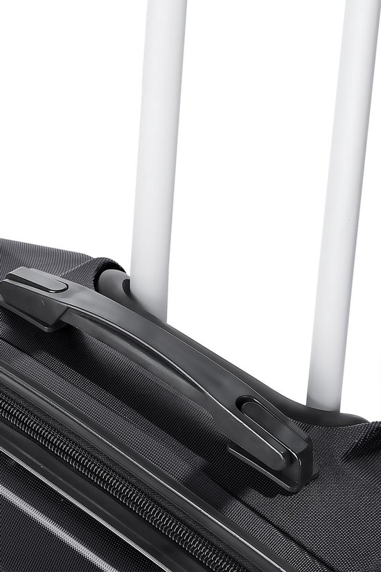 Polo&Sky Trolley Reiskoffer Middelgroot 67cm Zwart