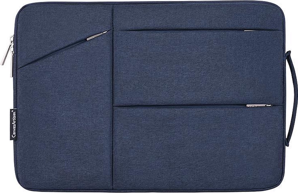 laptoptas, neopreen, blauw, rits, organisatie]]} )} 