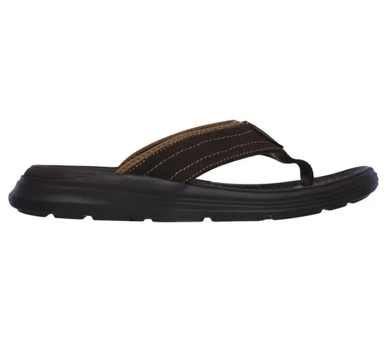 Skechers Sargo Wolters Heren Sandalen - Bruin - Maat 41