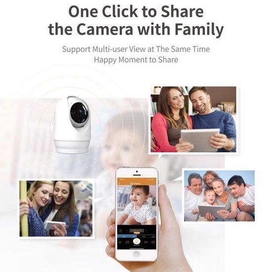 Babyfoon Met Camera - Beweeg En Geluidsdetectie