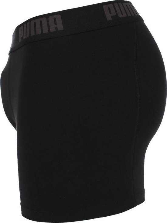 PUMA Boxershort Heren PUMA BASIC BOXER 2-pack - Black / Black - Maat M