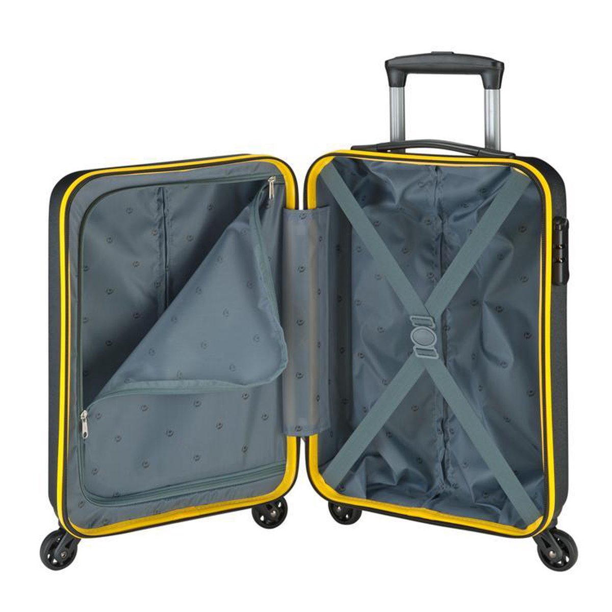 Princess Traveller - Handbagagekoffer - Zwart - 55cm