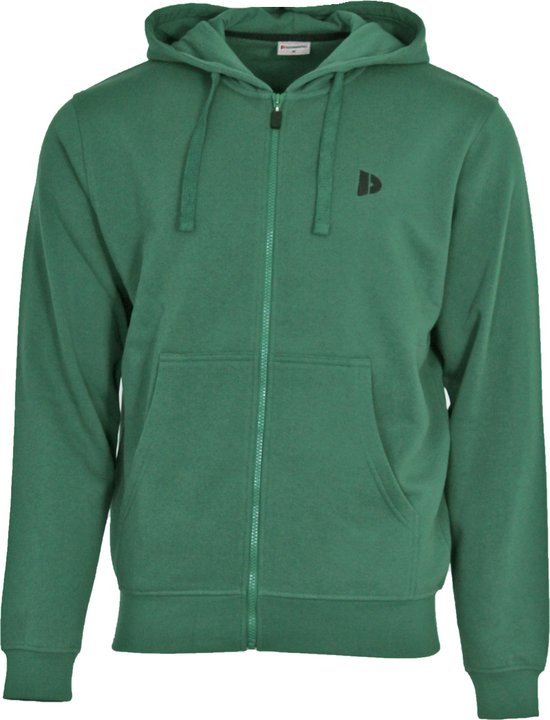 dgmoutlet-nl-Donnay-Sweatvest-met-capuchon-Bruce-Sportvest-Heren-Forest-Green-236-maat-XXL-aanbieding-sale-korting-1 Donnay Maat XXL - Sweatvest met capuchon (Bruce) - Sportvest - Heren - Forest Green (236)