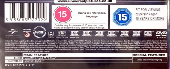 dvd, film, video, universal pictures, netherlands