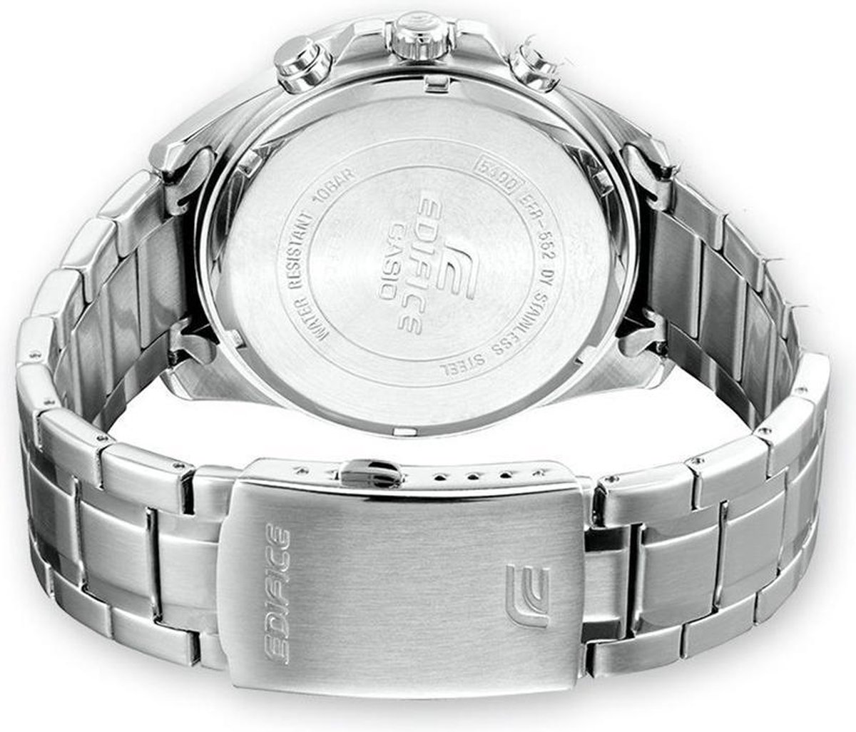 Casio Edifice EFR-552D-1AVUEF Herenhorloge 45 mm - Zilverkleurig
