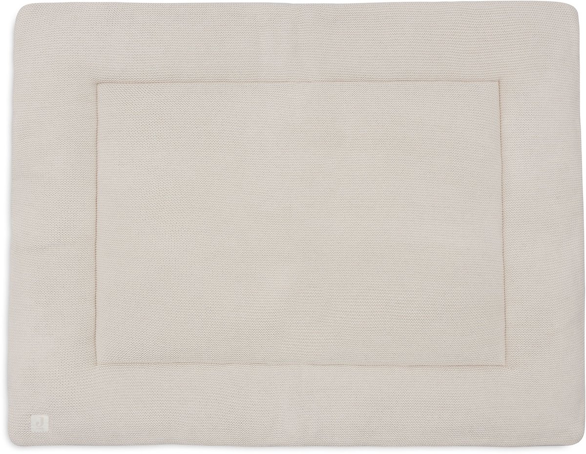 Jollein Boxkleed Baby - 75x95cm - Basic Knit - Polyester - Oatmeal