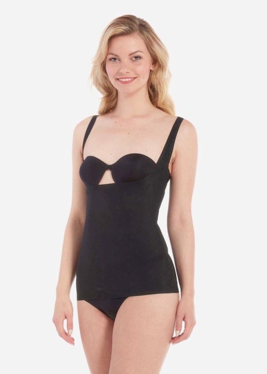 MAGIC - maat XL- Bodyfashion Maxi Sexy Wear Your Own Bra Topje Zwart Vrouwen