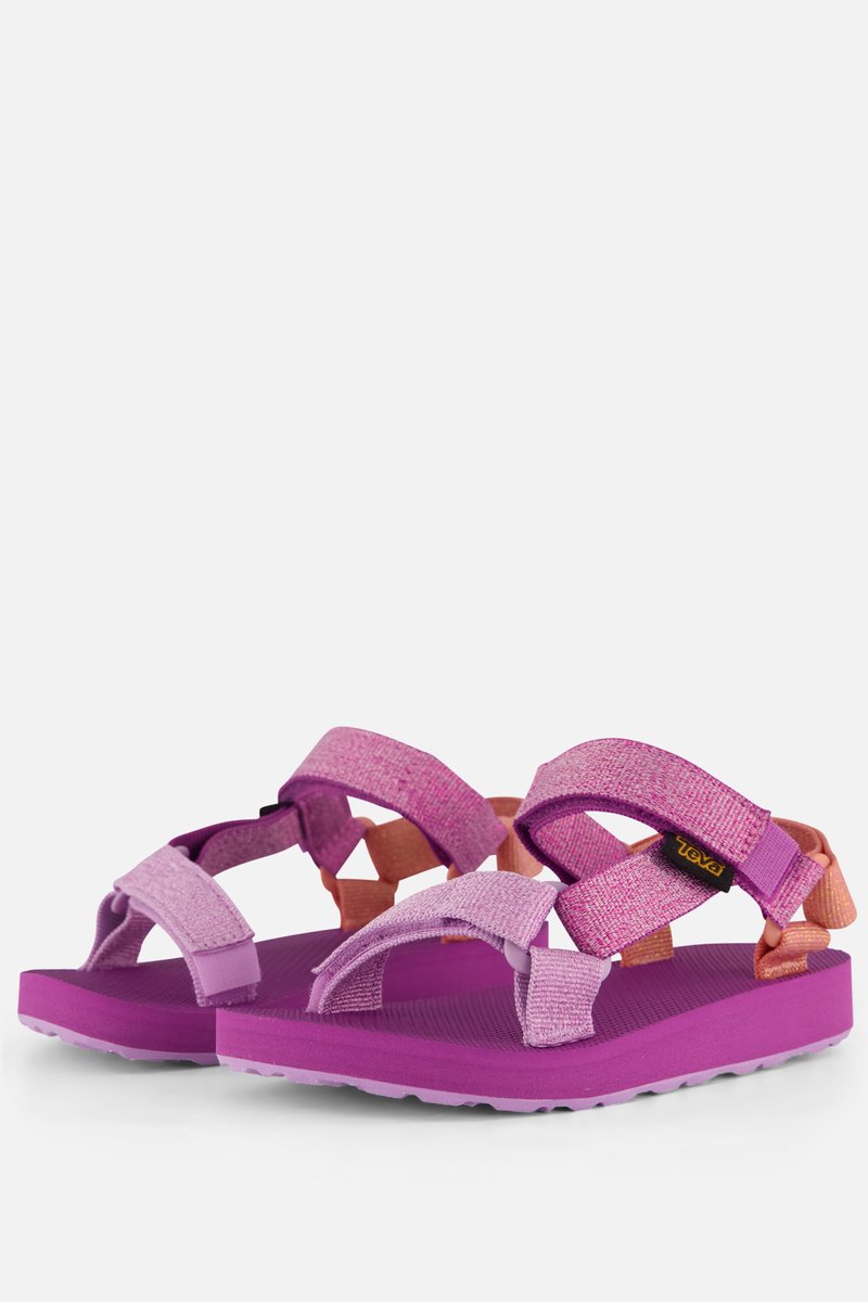 sandal, sandalen, sportieve sandaal, touwband, roze paars