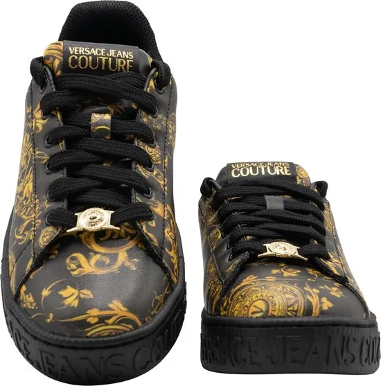 Versace Jeans Couture Fondo Court 88 - maat 37- Dames Sneakers - Zwart