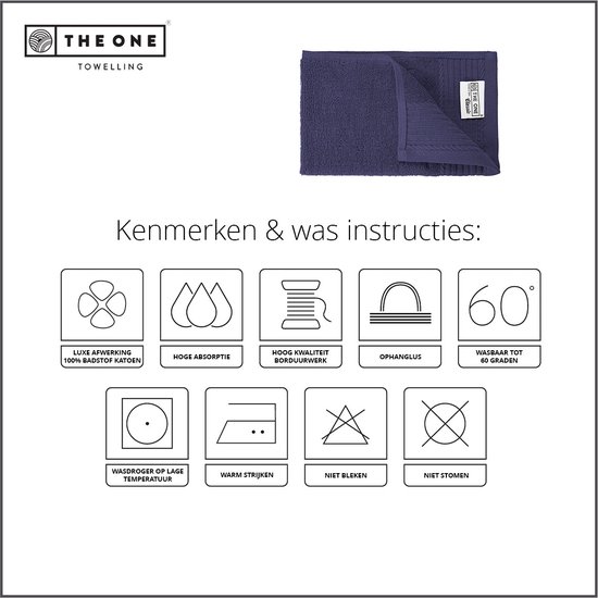The One Towelling Classic Gastendoek - 30 x 50 cm - Kleine handdoek