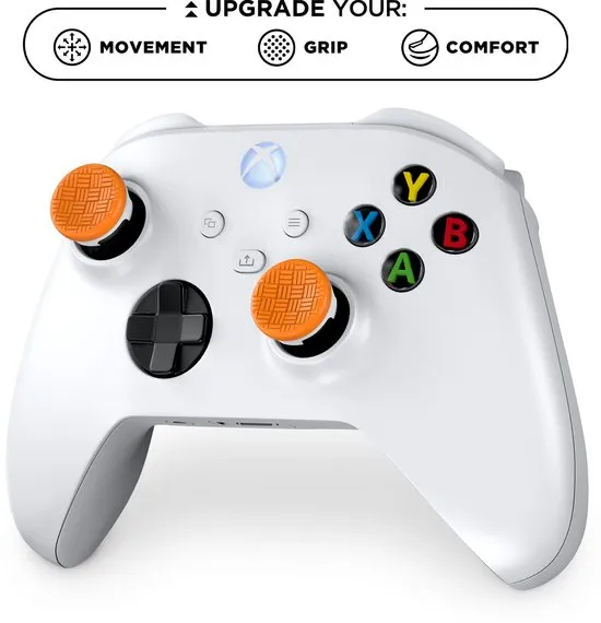 KontrolFreek Sports Omni Thumbsticks - Oranje/Wit (Xbox)