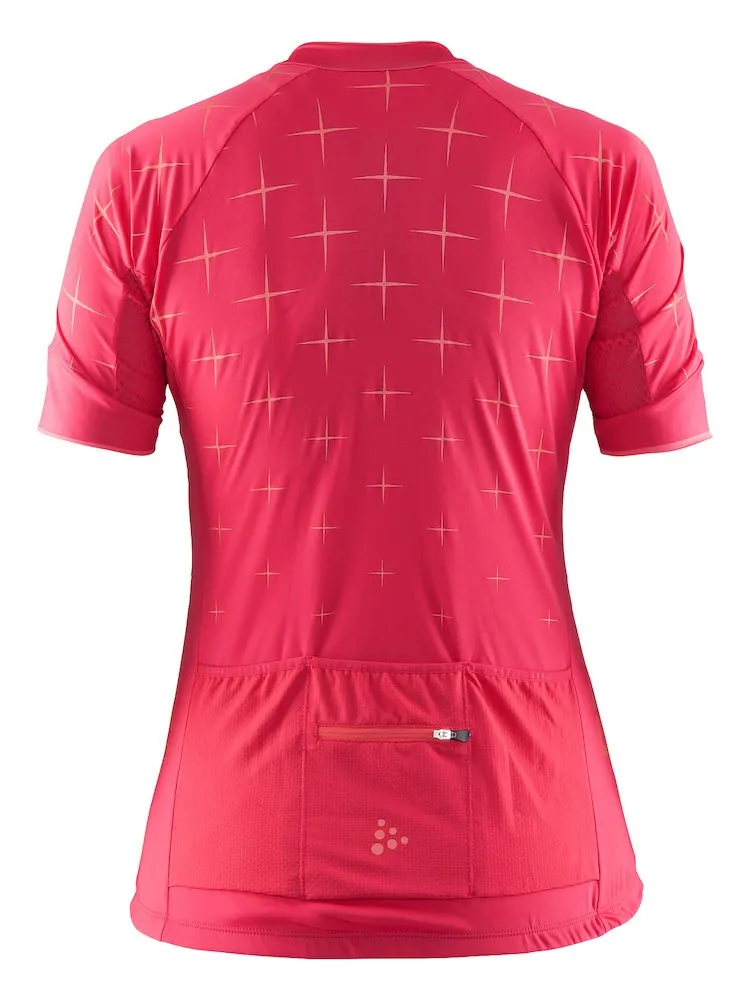 Craft Belle Glow Jersey - Maat S - Dames - korte mouwen rood