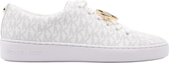 Michael Kors - maat 40 - Keaton Lace Up Dames Sneakers - Bright White