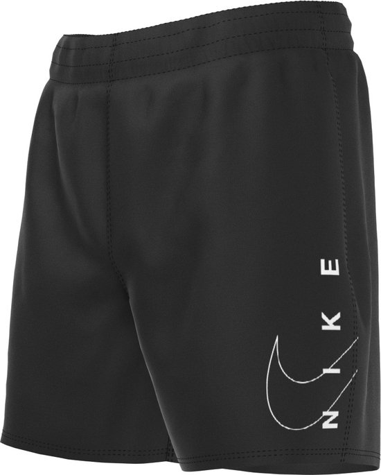 Nike Maat 140 jongens zwemshort split side logo zwart