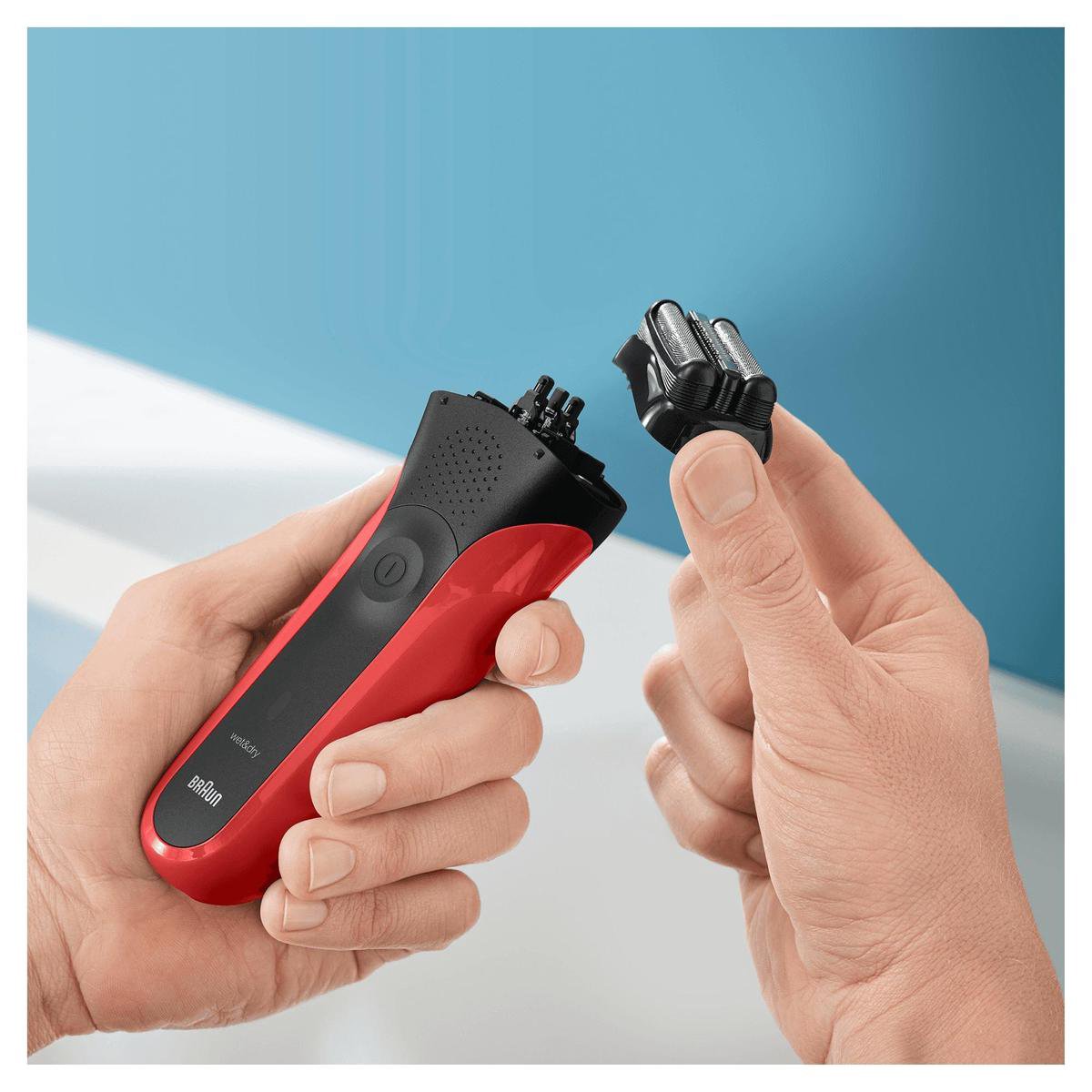 Braun Series 3 300s - Elektrisch Scheerapparaat Mannen - Rood