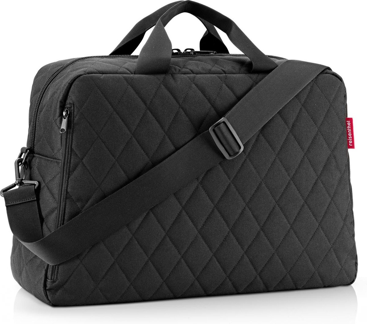 Reisenthel Dufflebag M Reistas - 38L - Rhombus Black Zwart